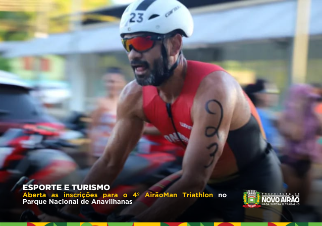 Aberta as inscrições para o 4º AirãoMan Triathlon no Parque Nacional de Anavilhanas