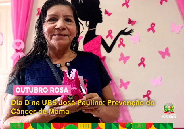 Dia D na UBS José Paulino: Prevenção do Câncer de Mama