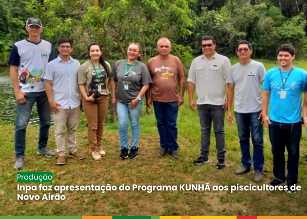 Inpa faz apresentação do Programa KUNHÃ aos piscicultores de Novo Airão