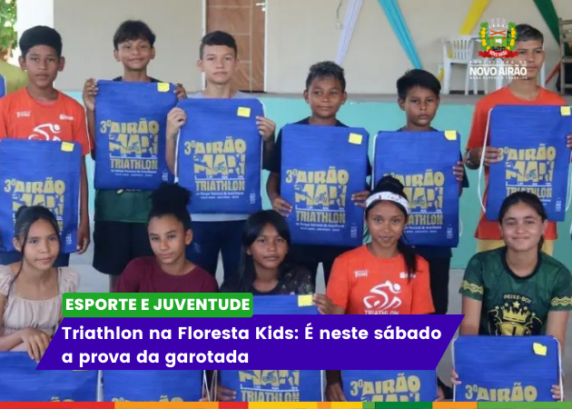 Triathlon na Floresta Kids: É neste sábado a prova da garotada