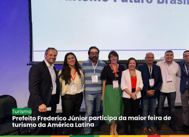 Prefeito Frederico Júnior participa da maior feira de turismo da América Latina.