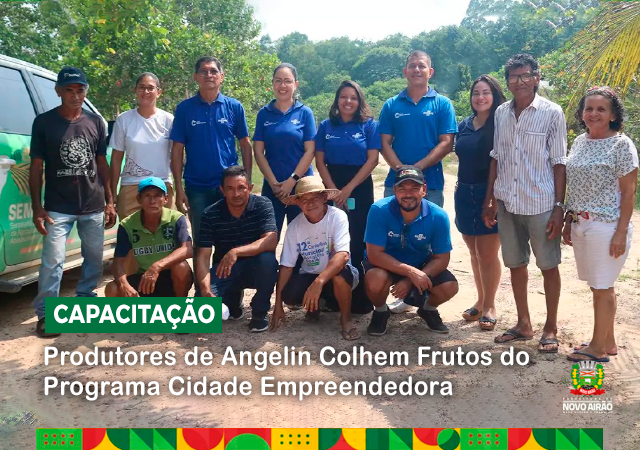 Produtores de Angelin Colhem Frutos do Programa Cidade Empreendedora