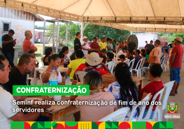 Seminf realiza confraternização de fim de ano dos servidores