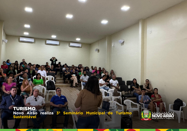 Novo Airão realiza 3º Seminário Municipal de Turismo Sustentável
