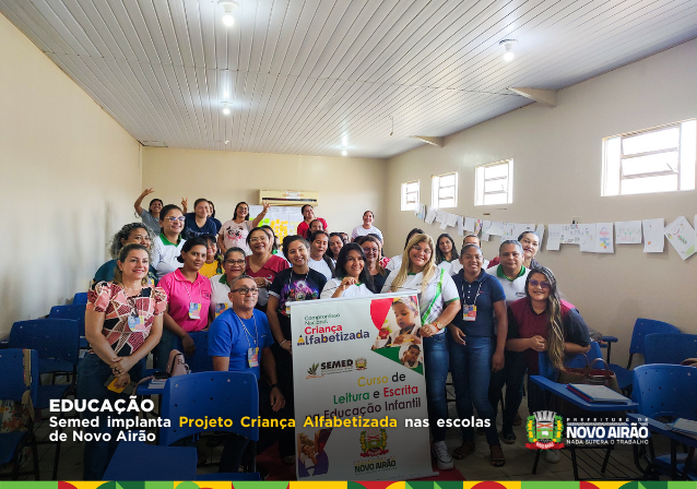Semed implanta Projeto Criança Alfabetizada nas escolas de Novo Airão
