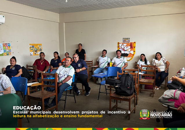 Escolas municipais desenvolvem projetos de incentivo à leitura na alfabetização e ensino fundamental 