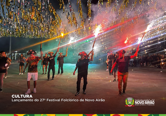 Lançamento do 27º Festival Folclórico de Novo Airão 