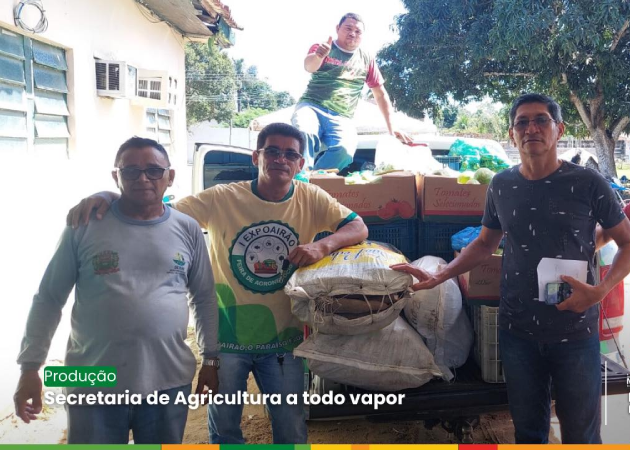 Secretaria de Agricultura a todo vapor.