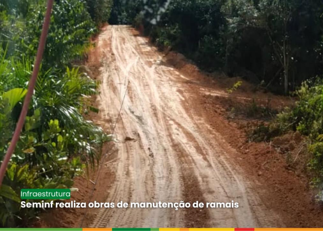 Seminf realiza obras de manutenção de ramais.