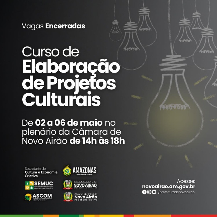 Secretaria de Cultura ministra curso para elaboração de projetos culturais