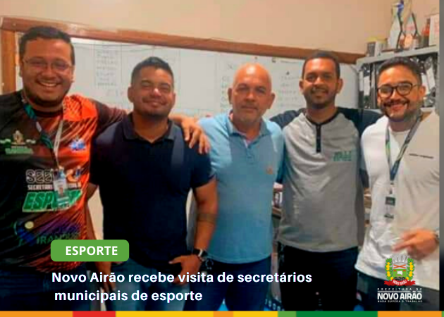 Novo Airão recebe visita de secretários municipais de esporte