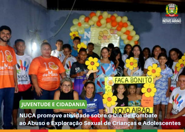 NUCA promove atividade sobre o Dia de Combate ao Abuso e Exploração Sexual de Crianças e Adolescentes