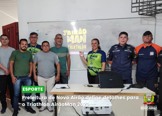 Prefeitura de Novo Airão define detalhes para o Triathlon AirãoMan 2023