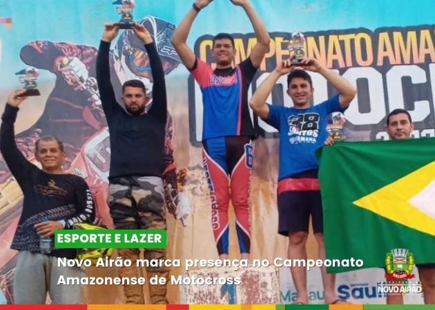 Novo Airão marca presença no Campeonato Amazonense de Motocross