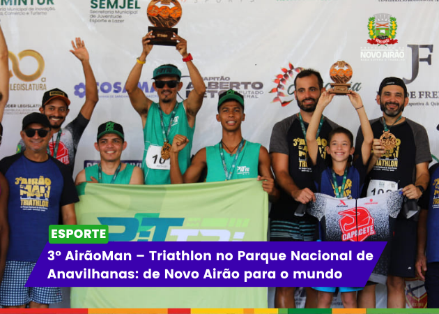 3º AirãoMan – Triathlon no Parque Nacional de Anavilhanas: de Novo Airão para o mundo