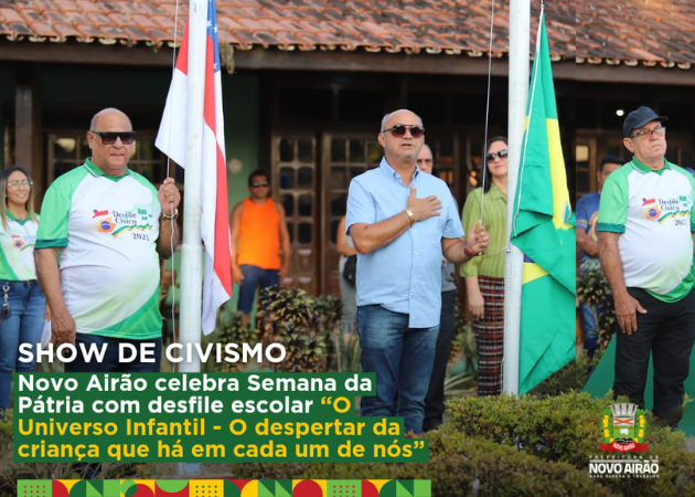 Novo Airão celebra Semana da Pátria com desfile escolar 