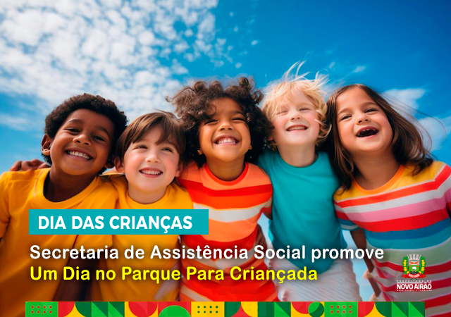 Secretaria de Assistência Social promove um dia no parque para criançada