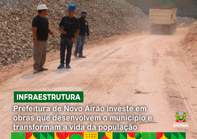 Prefeitura de Novo Airão investe em obras que desenvolvem o município e transformam a vida da população