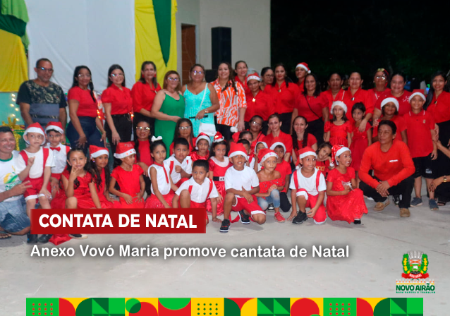 Anexo Vovó Maria promove cantata de Natal
