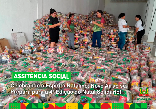 Celebrando o Espírito Natalino: Novo Airão se Prepara para a 4ª Edição do Natal Solidário!
