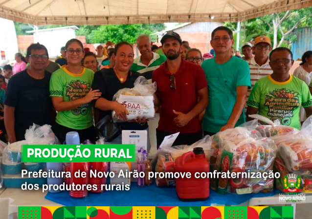 Prefeitura de Novo Airão promove confraternização dos produtores rurais