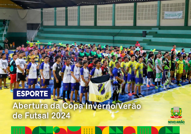 Abertura da Copa Inverno/Verão de Futsal 2024