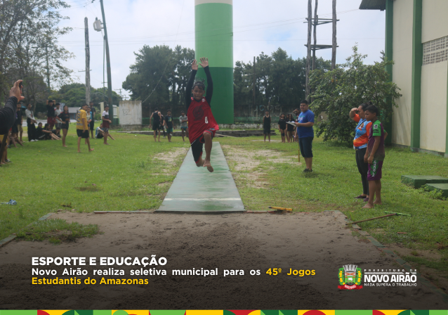 Novo Airão realiza seletiva municipal para os 45º Jogos Estudantis do Amazonas
