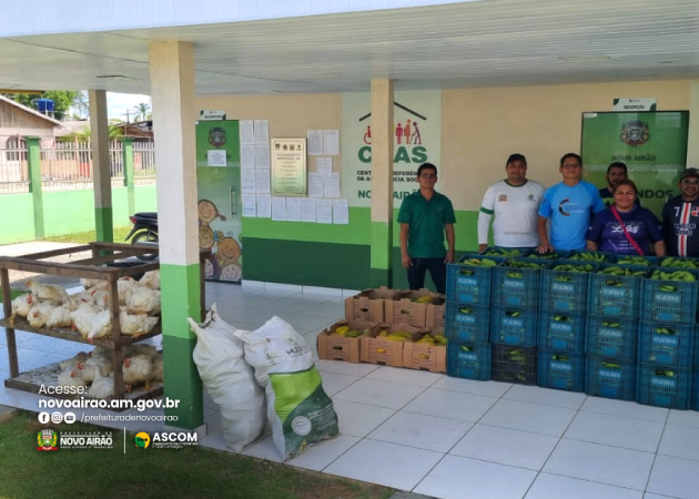  Prefeitura de Novo Airão, realizaram a entrega de alimentos do PAA (Programa de Aquisição de Alimentos) 