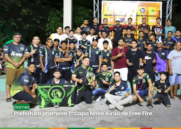 Prefeitura promove 1ª Copa Novo Airão de Free Fire