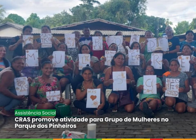 CRAS promove atividade para Grupo de Mulheres no Parque dos Pinheiros